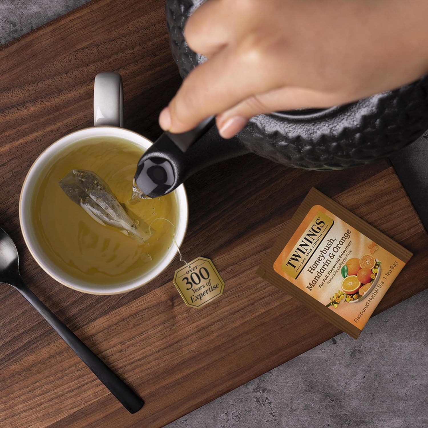 Twinings of London Herbal Tea Bags - Honeybush, Mandarin & Orange Flavor | 20 Count