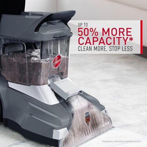 Hoover Powerscrub XL Pet Carpet Cleaner - Powerful Upright Shampooer for Deep Cleaning | Black