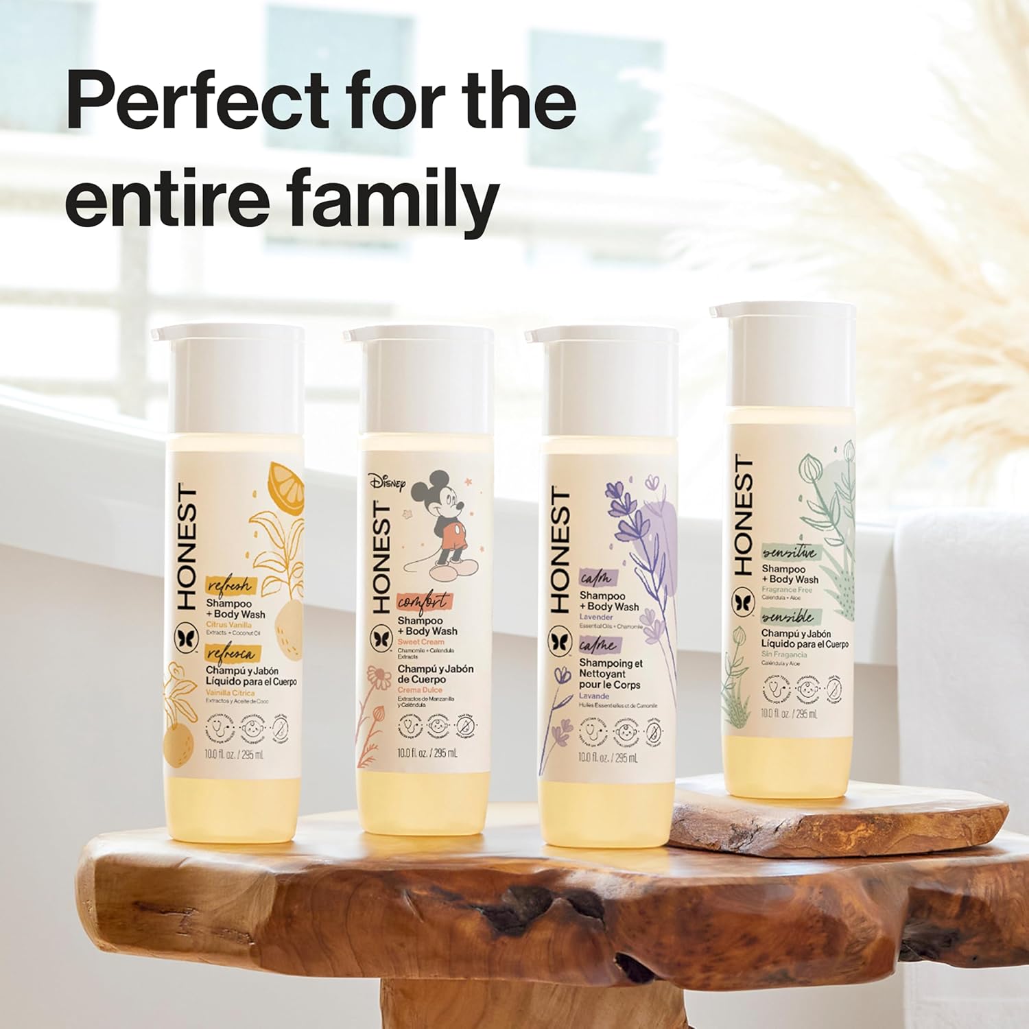 The Honest Company 2-in-1 Baby Shampoo & Body Wash - Fragrance-Free, Tear-Free, 10 fl oz