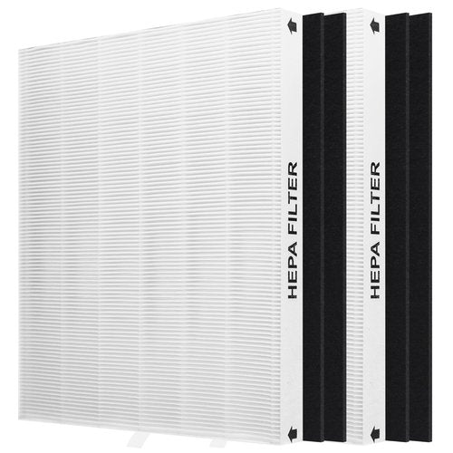Lhari AP-1512HH True HEPA Replacement Filter, Compatible with Coway Airmega AP-1512HH and Airmega 200M Air Purifier, Compare to AP-1512HH-FP, AP-1518R, AP-1519P Air Filter, Item NO #3304899, 2-Pack