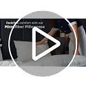 Royale Linens King Pillowcase Set - 2 Pack Brushed Microfiber - Black