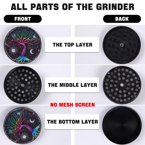 Grinder Magnetic Manual Grinder (Black)