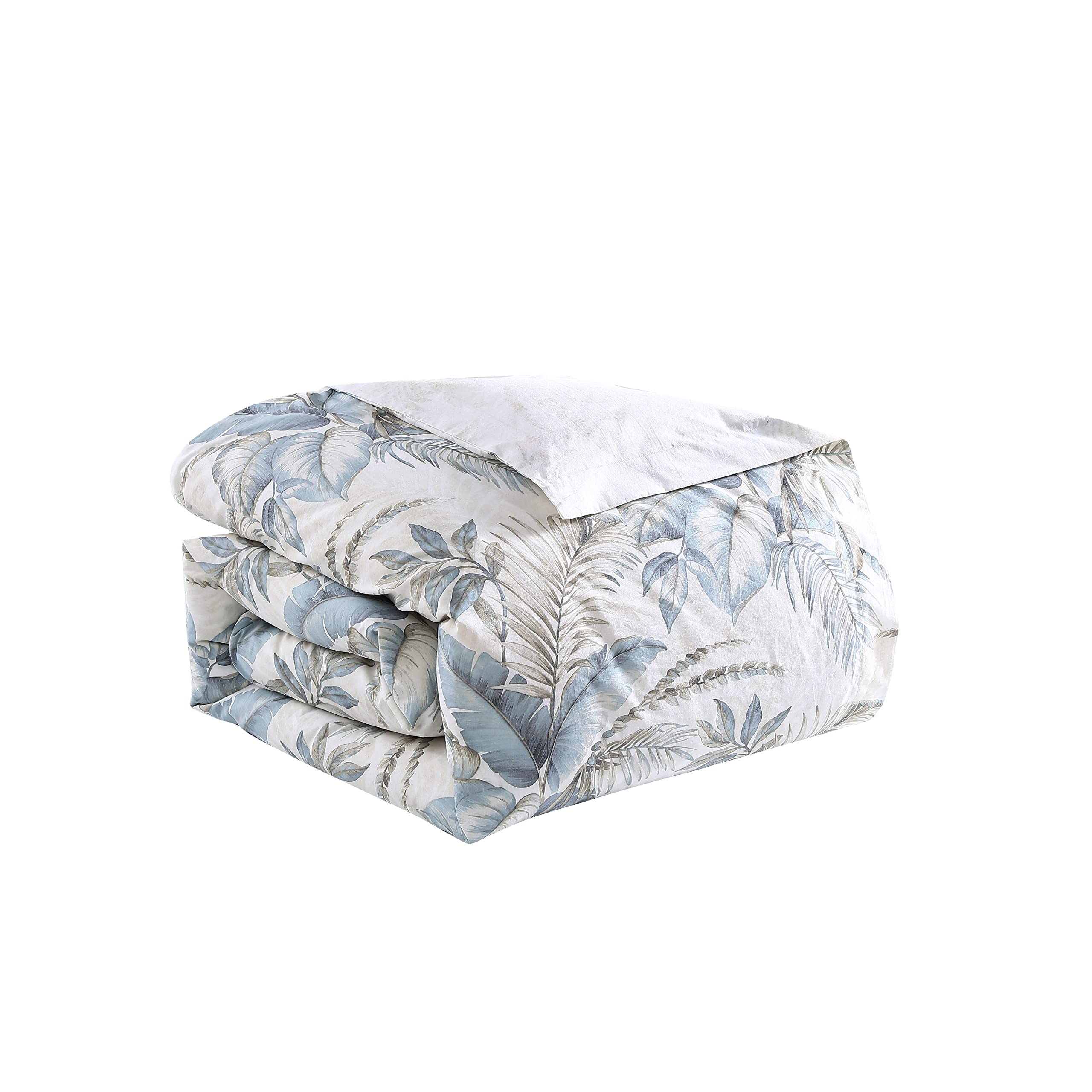 Tommy Bahama - King Duvet Cover Set, Cotton Bedding with Matching Shams & Button Closure, Super Soft Bedding Set (Bakers Bluff Blue, King)