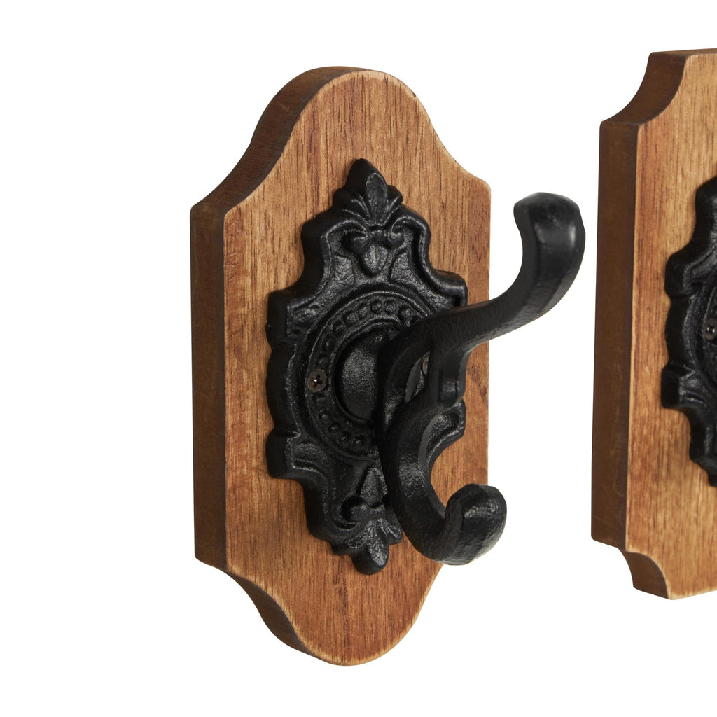 Metal Dog Wall Hooks 19"W, 5"H - 55513