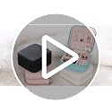 TRODANCE Mini Jewelry Travel Case - Portable Organizer for Rings, Earrings, Necklaces (Blue)