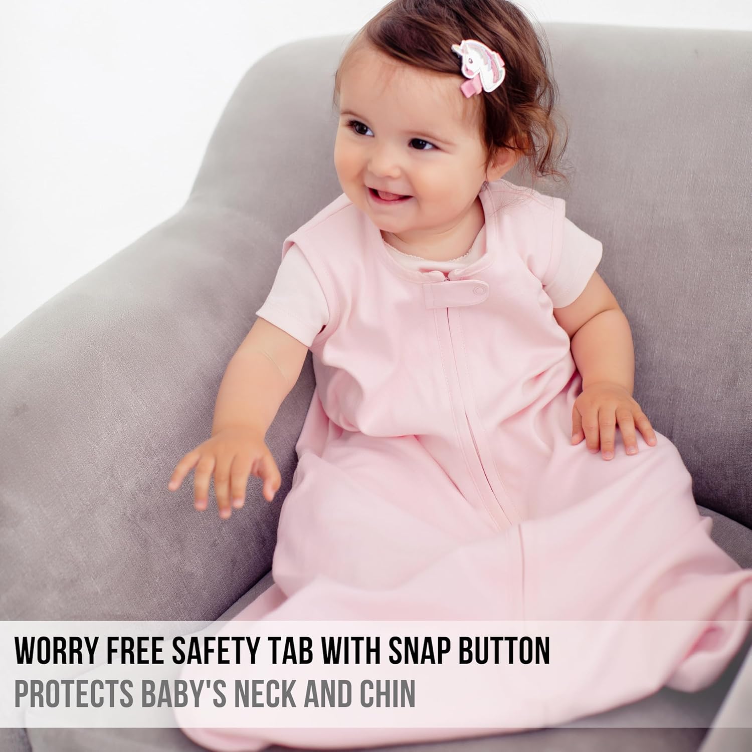 Mama Cheetah Baby Sleep Sack - Organic Cotton 0.5 TOG Wearable Blanket | Two-Way Zipper, 3-Pack for 24-48 Months