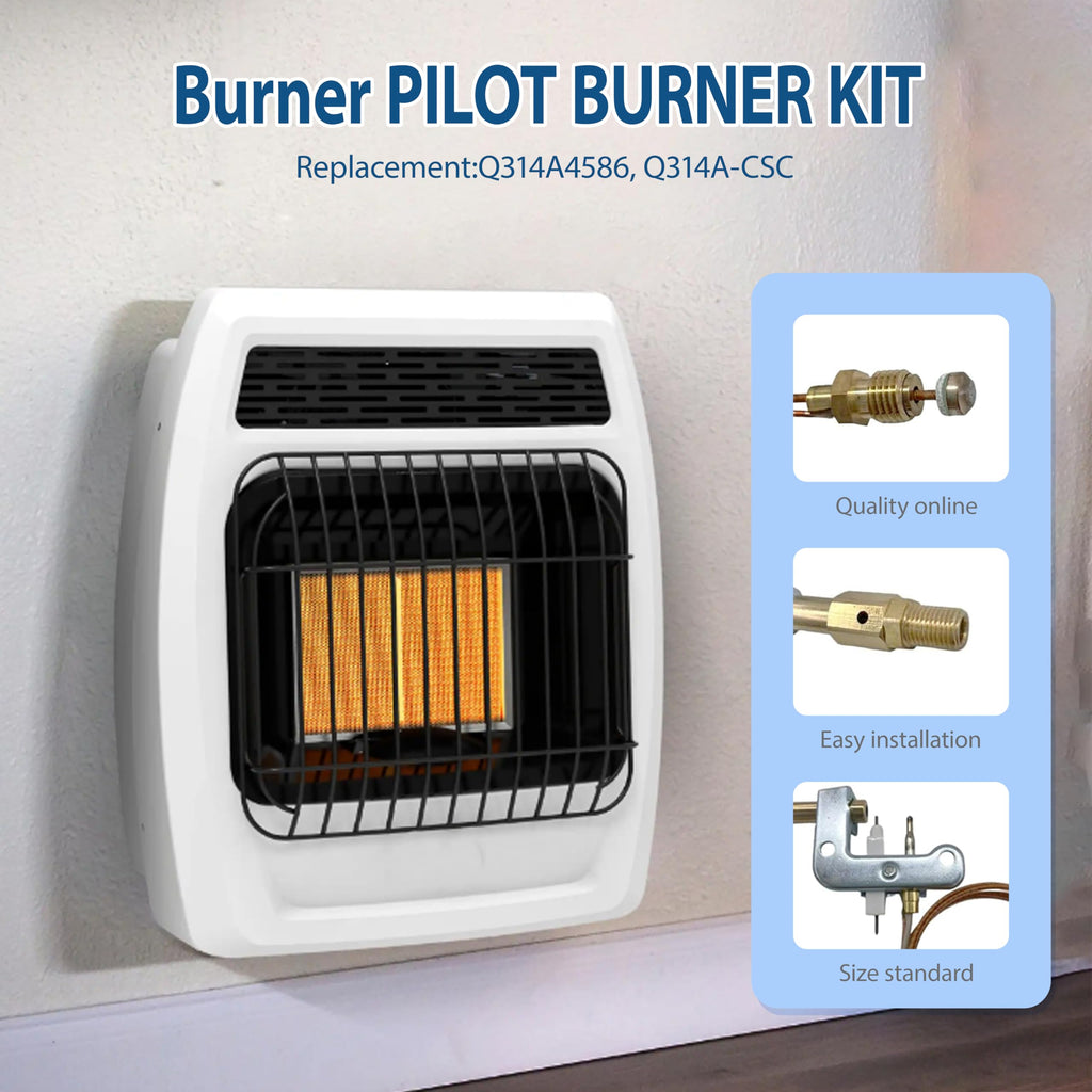 ActyGo Replacement Vent Free Propane Gas Wall Heaters Pilot ODS 120630-02 fits Vanguard Comfort Flame Glo-Warm Cozy Heat Kozy World Pro Com Desa International etc