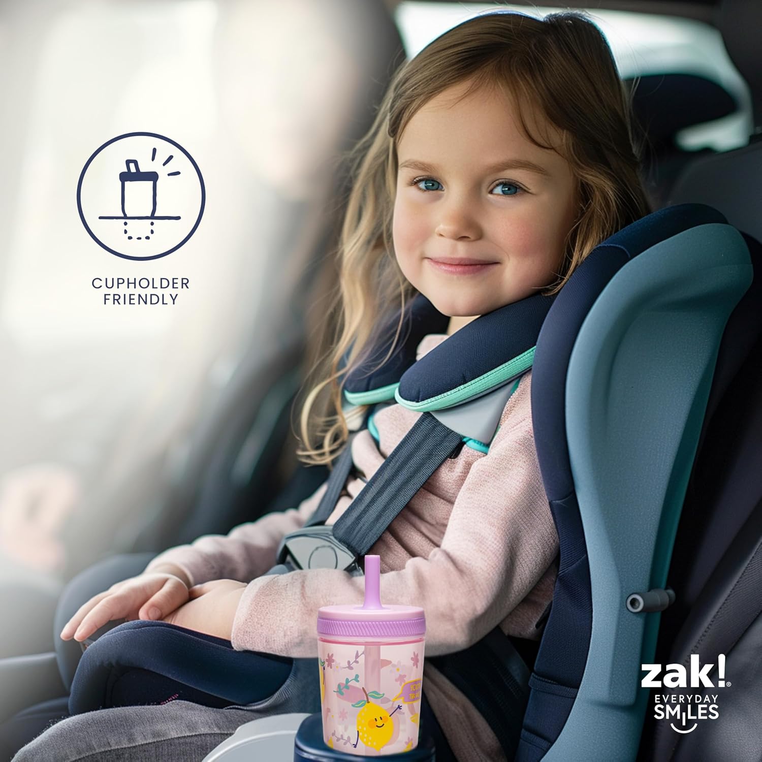Zak Designs Bluey Kelso Toddler Cups - 15oz Leak-Proof Sippy Cups for Kids | 2-Pack Durable Plastic