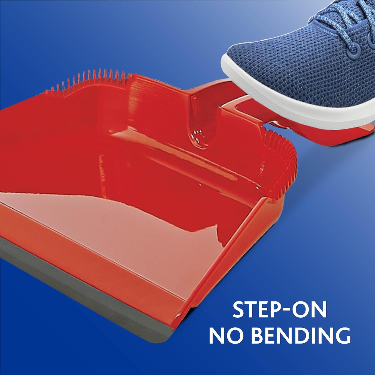 O-Cedar One Sweep Broom - Lightweight Cleaning Tool with Step-On Dustpan | Removes 99% of Dirt