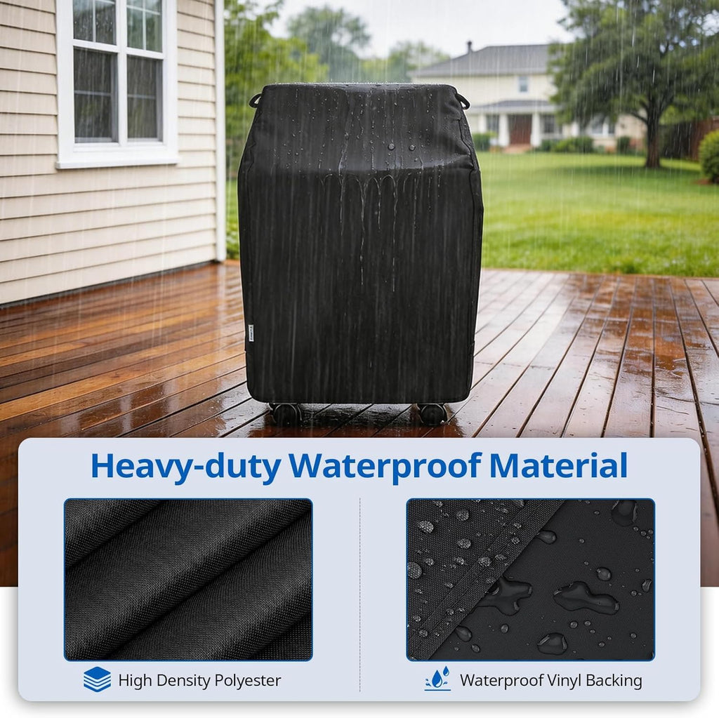 SunPatio 32-Inch Heavy Duty Waterproof Gas Grill Cover - Fits Weber, Char-Broil & Nexgrill