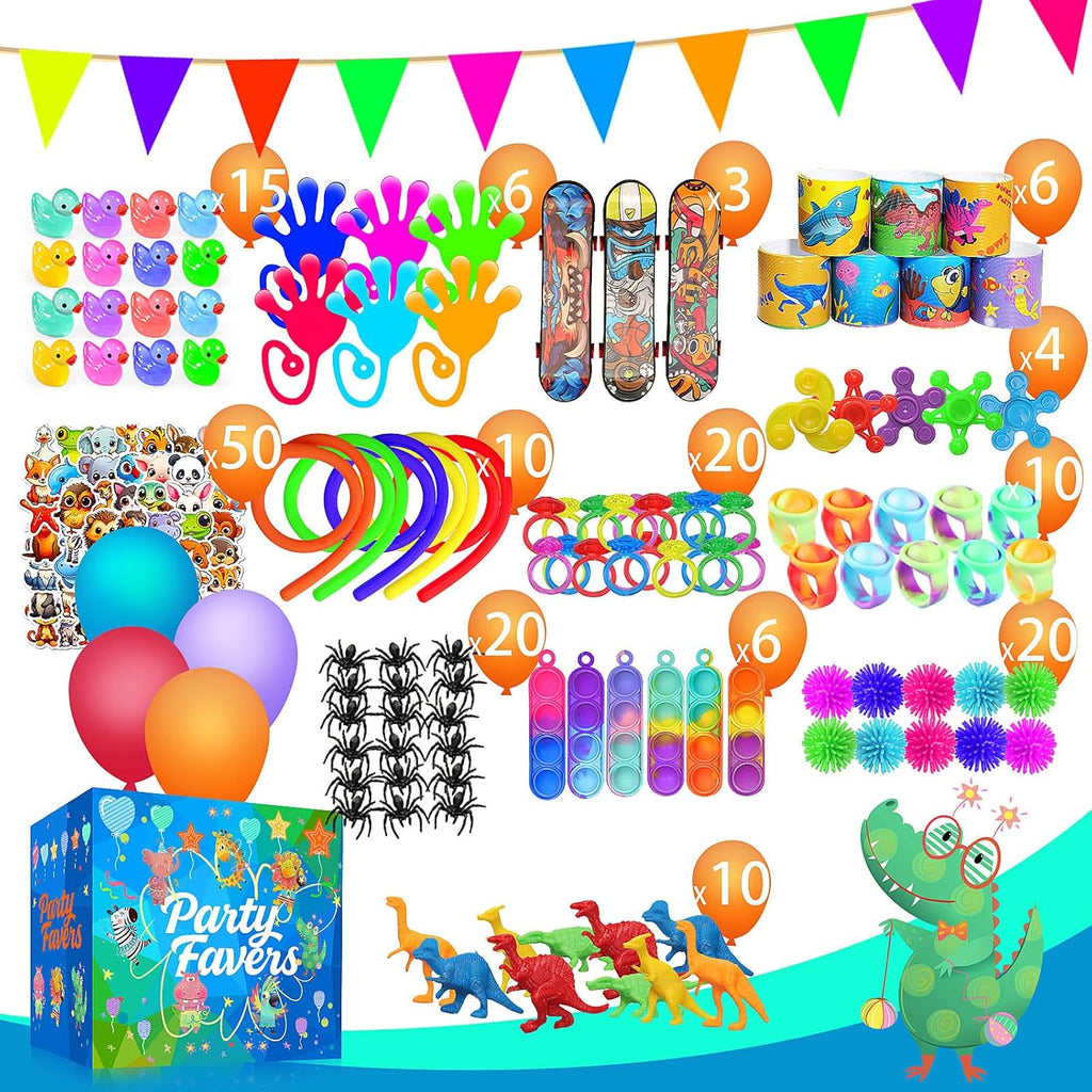 Skiennix Fidget Toys - 240 Pack Stress Relief Sensory Toys for Kids & Adults | Ideal for Parties & Gifts