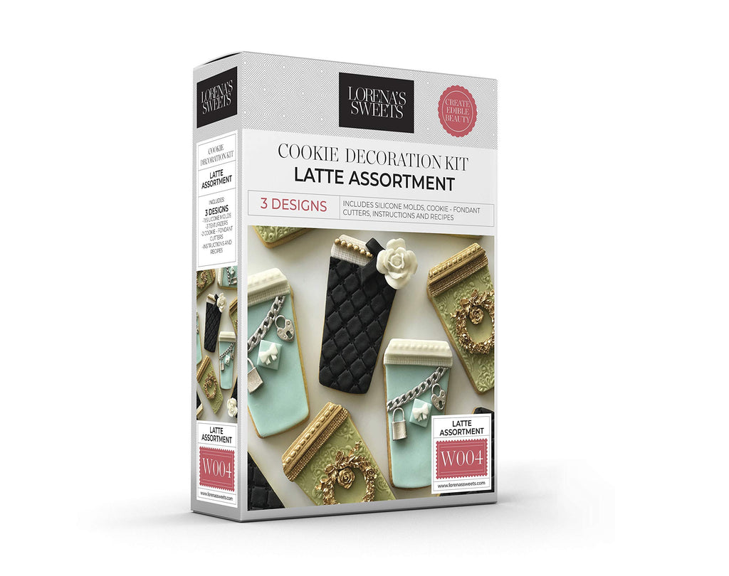 Lorena's Sweets Cookie Decoration Kit Latte Assortment