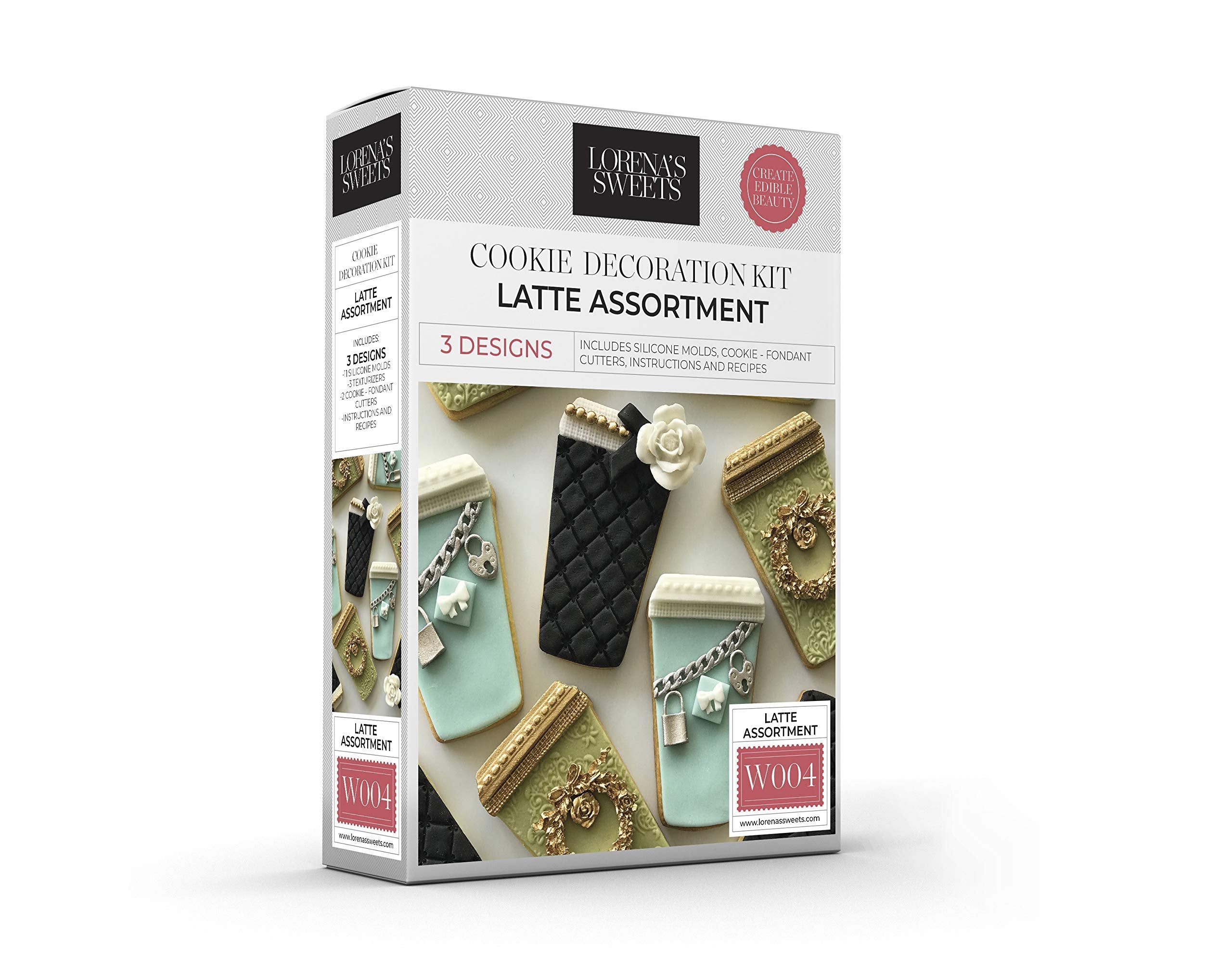 Lorena's Sweets Cookie Decoration Kit Latte Assortment
