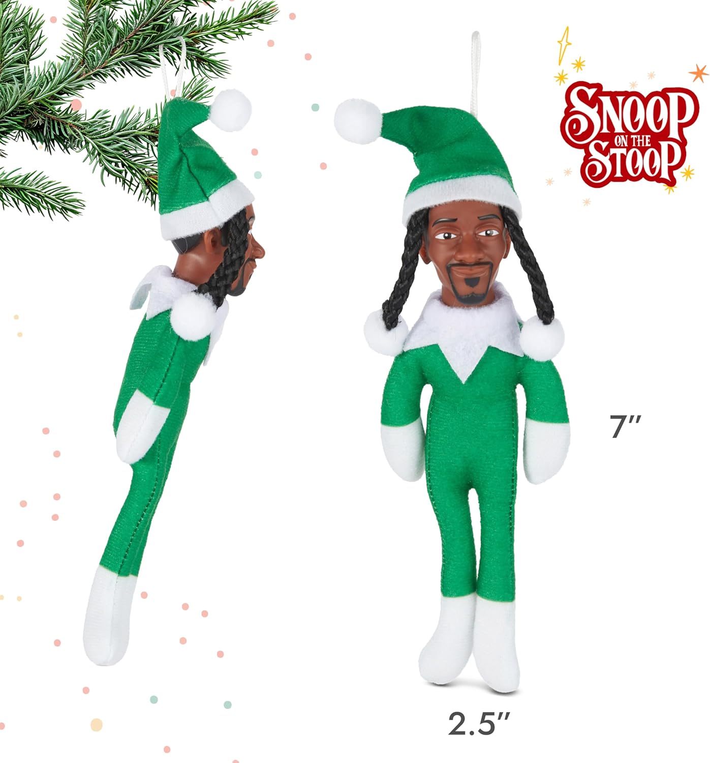 Snoop Dogg Christmas Ornaments - Funny Gag Gifts for Adults | Perfect Stocking Stuffers & Gift Exchange