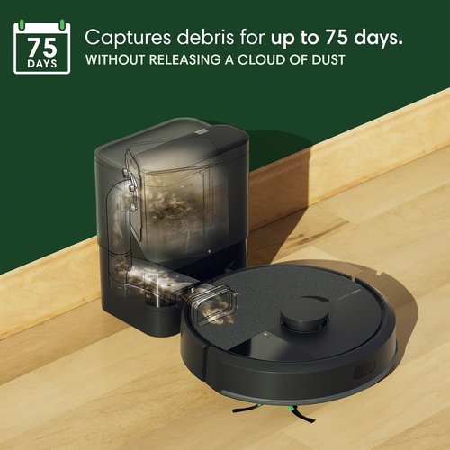 iRobot Roomba 105 Combo Robot Vacuum & Mop - Self-Emptying Dock, Intense Suction & LiDAR Navigation