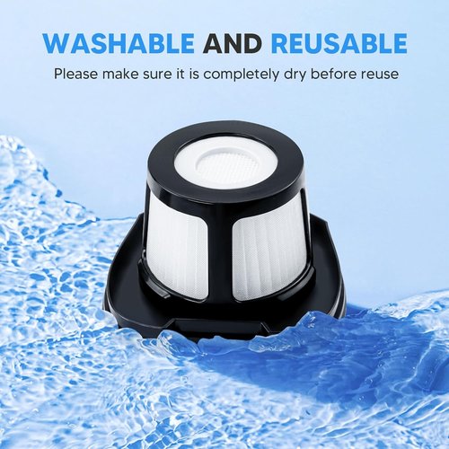 Bissell Vacuum Replacement Filter - Pet Hair Eraser Compatible with Models 2390, 2389, 2579 | 2 Mesh & 4 Foam Filters