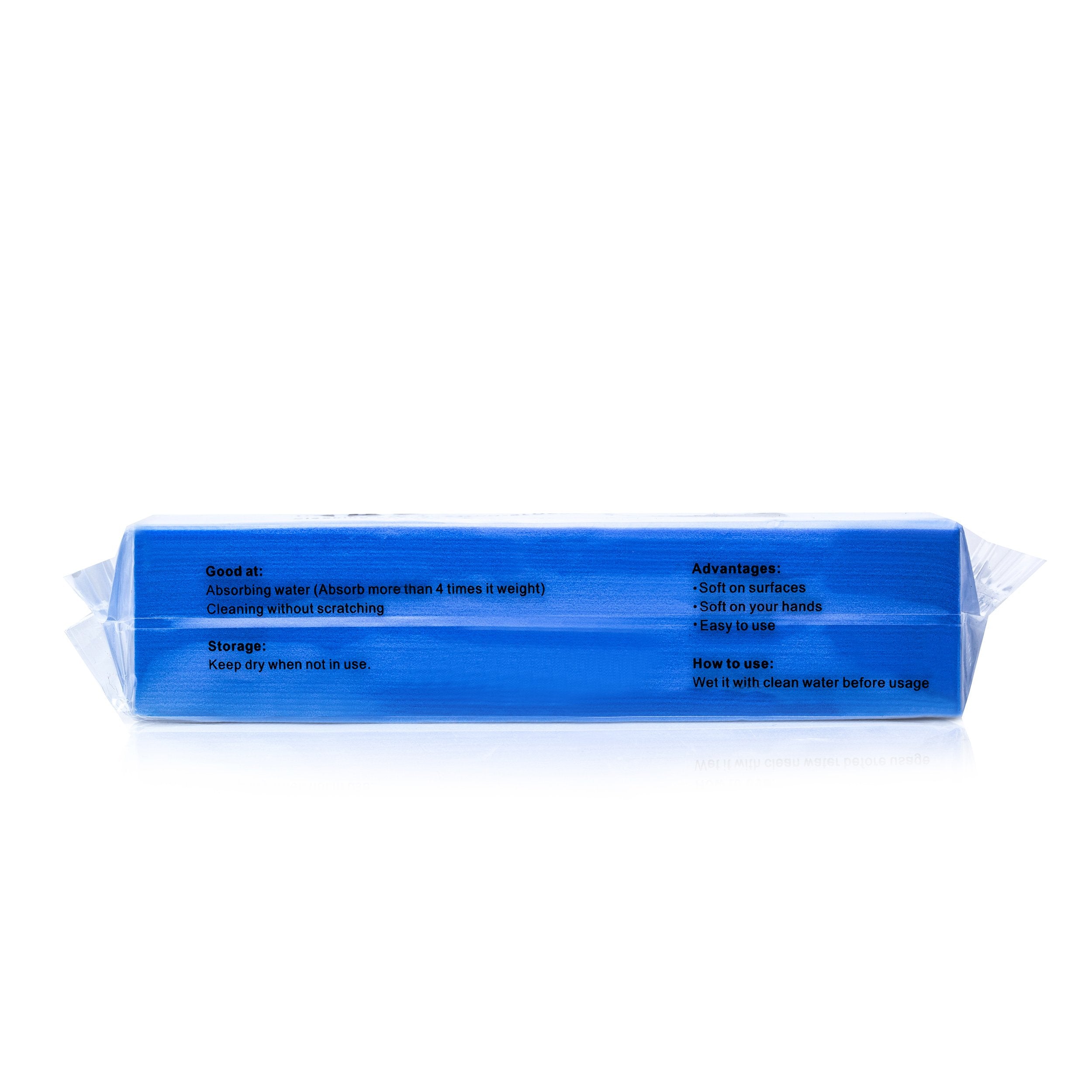 SAUGWUNDER Cleaning Sponge Super Absorbent Water Durable ^~ You Know 17.5×7.5×3.5 cm[6.9 x 3 x 1.38 inches] Use for Household Clean Cars/Boats The dust and Dirt on Furnitures,Bathtubs&etc. (Blue)