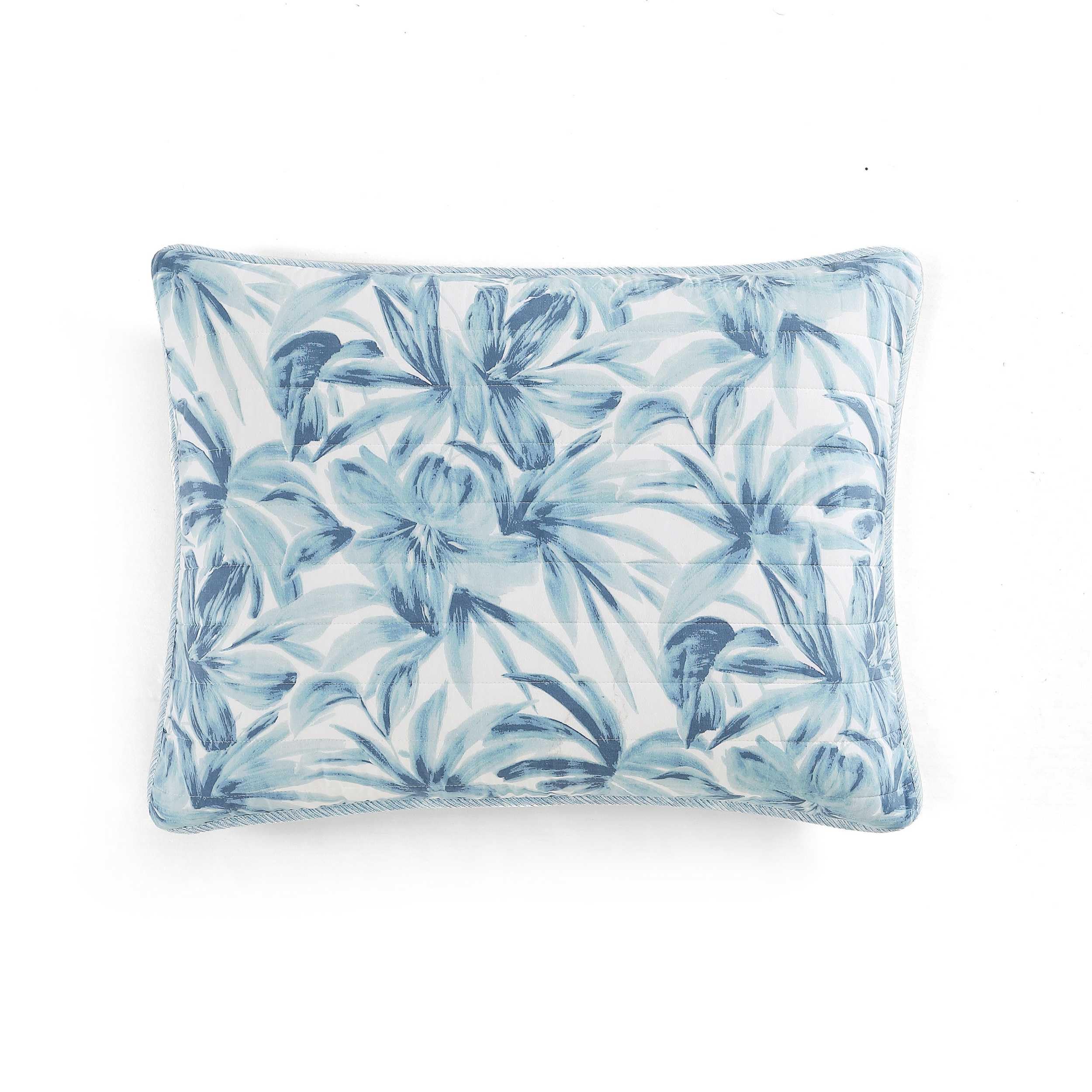Tommy Bahama - King Quilt Set, Luxurious Bedding with Matching Shams, Coastal Inspired Room Essentials (Aubrey Blue, King)