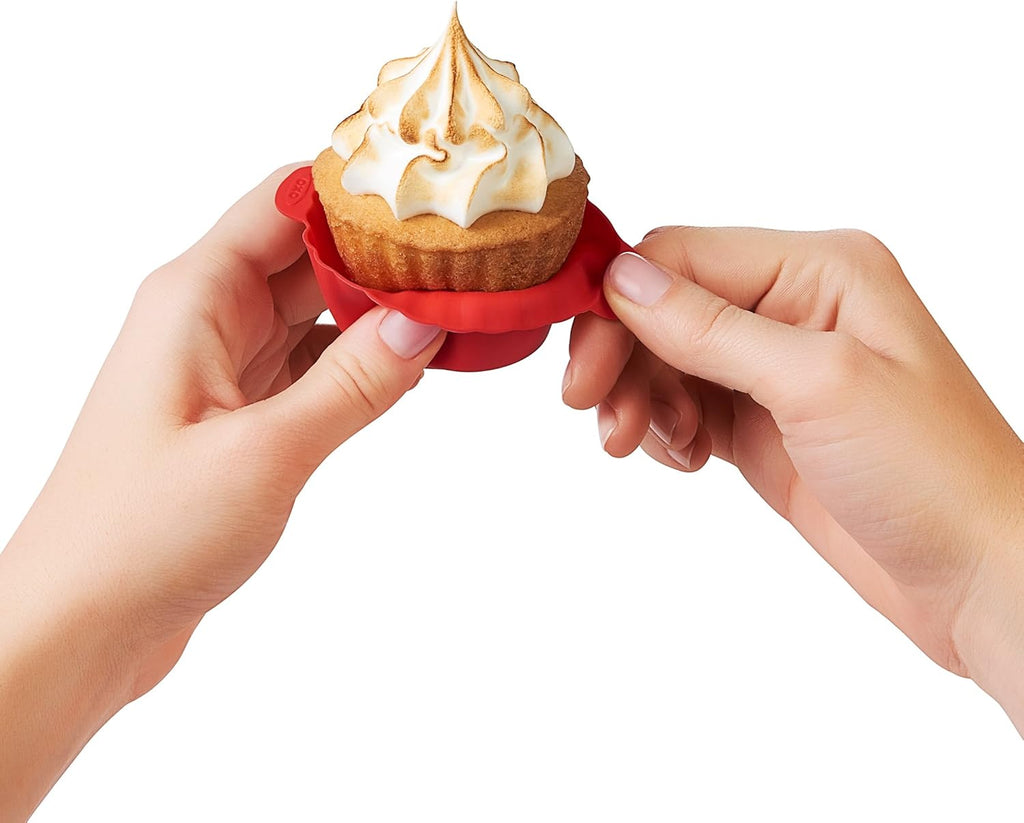 OXO Good Grips Silicone Baking Cups - Reusable, BPA-Free, Non-Stick | Pack of 12 Cupcake & Muffin Liners