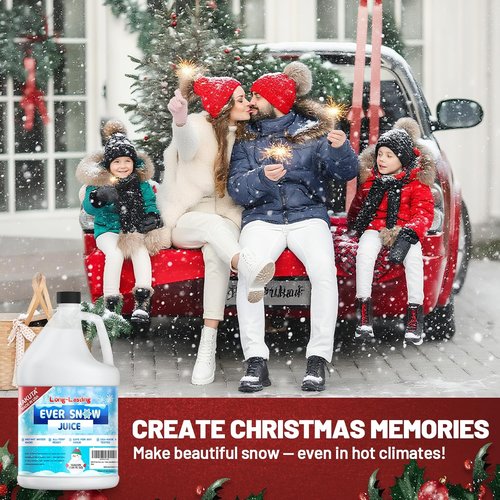 Hakuta Snow Machine Fluid - Long-Lasting Snow Juice for Perfect Winter Effects | 1 Gallon