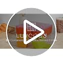 LUVCOSY Silicone Salad Dressing Containers, 2 Pack, 4oz Leak-Proof