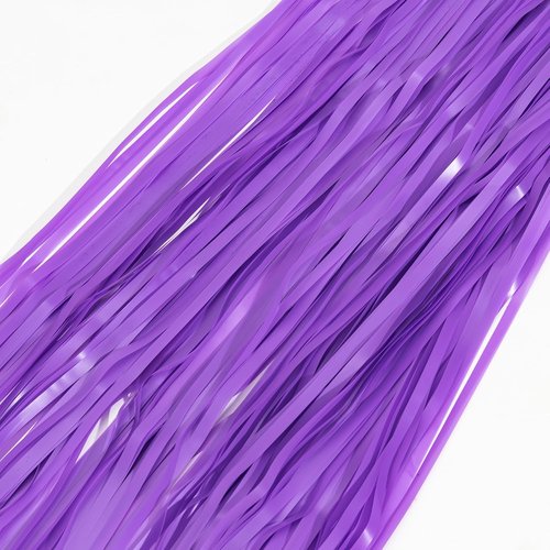 GREATRIL Purple Tinsel Fringe Party Backdrop - Perfect for Lavender & Mermaid Birthday Decor - 3.2ft X 8.2ft | 2 Packs