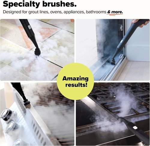 Dupray Small Brushes - Versatile Brass, Horsehair, Nylon & Stainless Steel Cleaning Accessories | Ideal for Grout, Tile, Oven, Car, BBQ, Kitchen & Bathroom (10 Assorted Brushes)