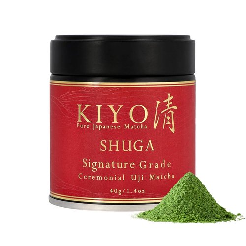 Kiyo Matcha Ceremonial Uji Matcha - Pure First Harvest Green Tea Powder from Japan (40g/1.41oz)