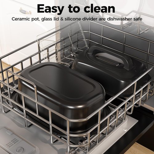 Electric Roaster Oven 26 Quart, Electric Turkey Roaster with Viewing & Self-basting Lid, Large Roaster Pan with Defrost & Warm Function, Stainless Steel Turkey Roaster Oven, Silver