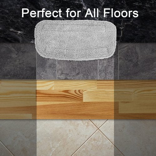 GorFanty 2 Packs Steam Mop Cloth Fits Steam Mop GF-6610 Washable, Reusable, Highly Absorbent Microfiber Steam Mop Pads Steam Mop Replacement Pads.