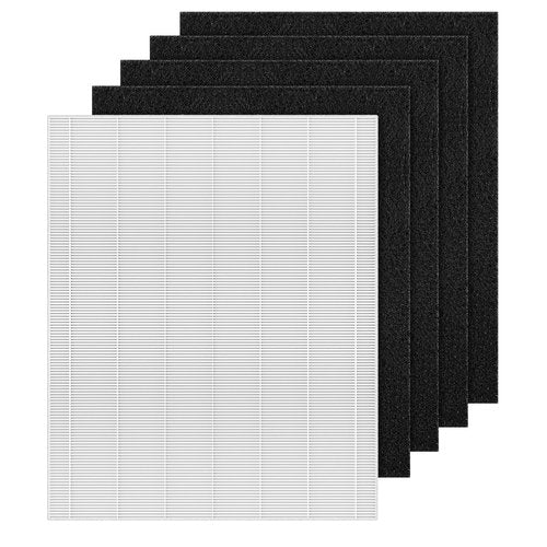 D480 Replacement Filter D4 Compatible with Winix D480 Air Purifier Part No. 1712-0100-00, Includes 1 HEPA and 4 Activated Carbon Filters (1+4)