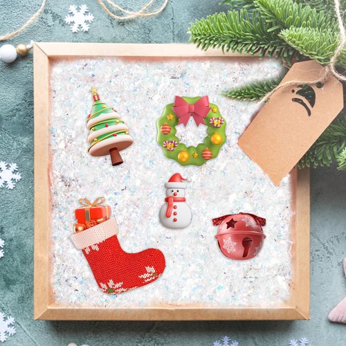 CCINEE Artificial Flake Fake Snow - Sparkling Decoration Powder for Christmas | 200g White Filler