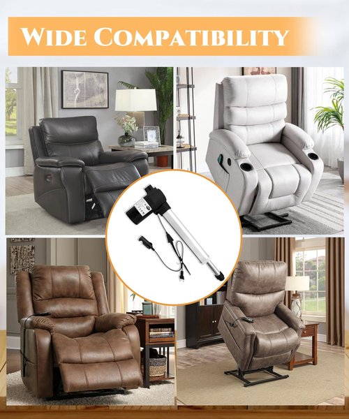 Maigoo Power Recliner Chair Motor and Actuator Replacement Model R811A32375198 for Sofa Lift Chairs,Part Number R811A