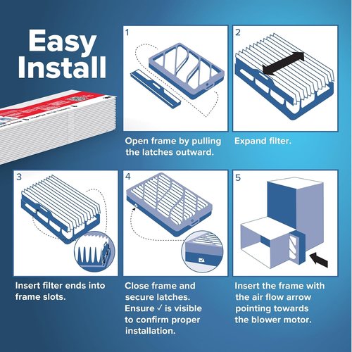 Filtrete Refillable Air Filter - MPR 1000, MERV 11 Allergen Defense | 16x25x4, 2 Pack for HVAC Systems
