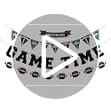 Football Party Banner Set - Pre-Strung Game Time Decorations