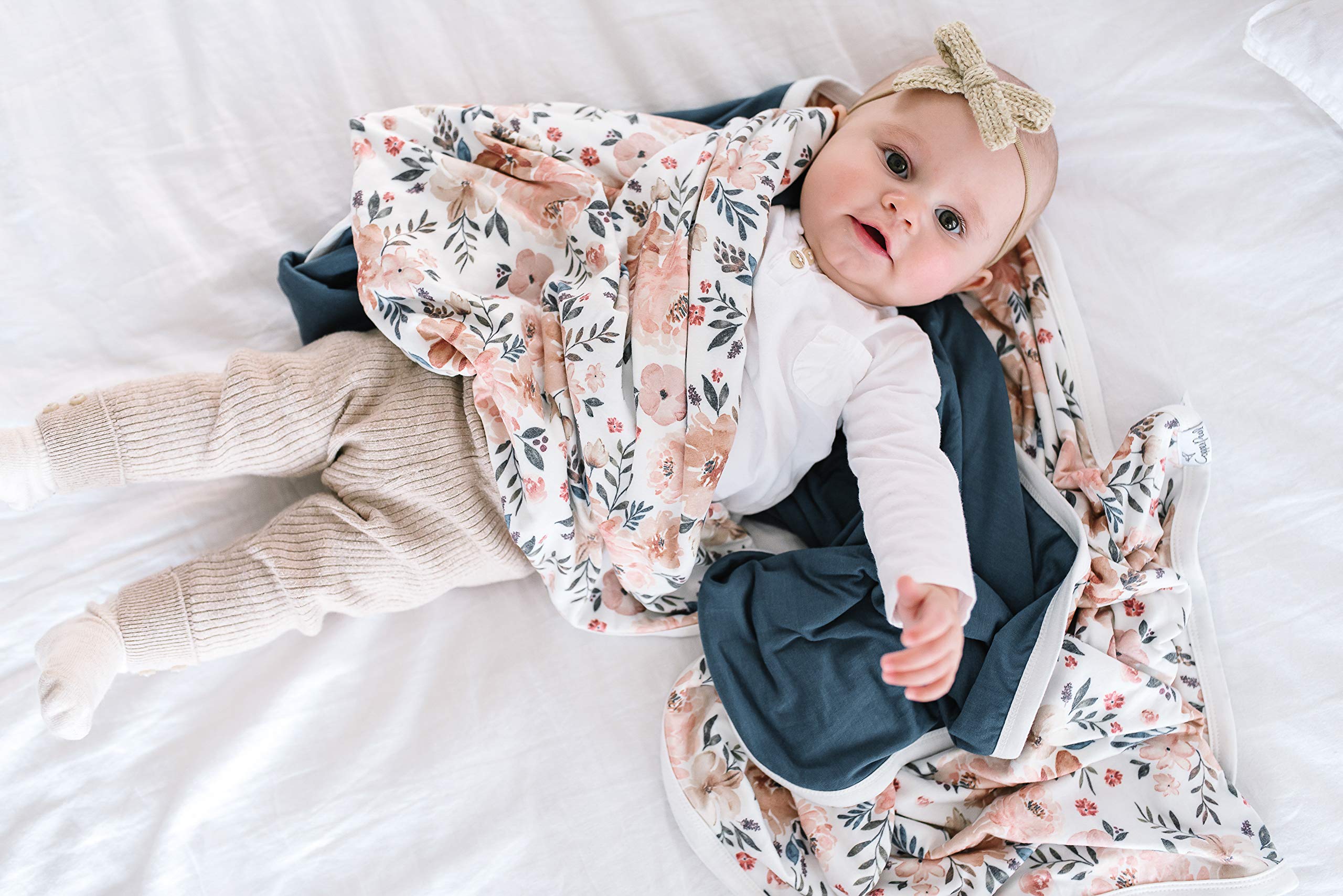 Copper Pearl Three-Layer Blanket: Soft Quilts for Boys & Girls | Breathable, Cozy Toddler Blanket | Newborn Quilt | 46x46 Premium Polyester/Rayon | Autumn