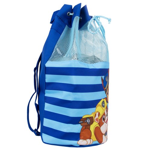 Paw Patrol Bag | Boys Swimming Bag | Chase And Marshall Childrens Swim Bag | One Size | Blue