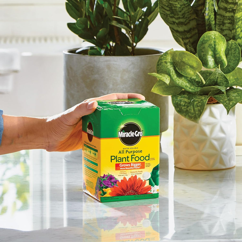 Miracle-Gro All-Purpose Plant Food - Water Soluble Fertilizer for Indoor & Outdoor Plants | 1.5 lbs (Pack of 6)