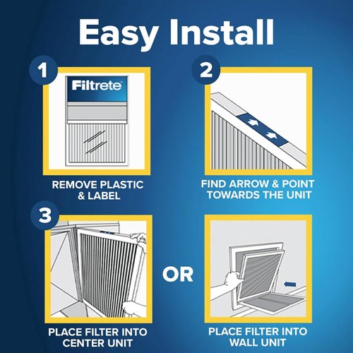 Filtrete 20x20x1 Air Filter - MERV 11 Micro Allergen Defense | 2-Pack Pleated HVAC Filters