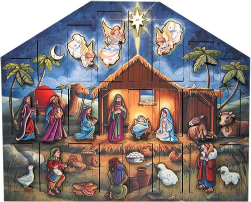 Byers' Choice Nativity Advent Calendar - Festive Holiday Decor for Family Traditions | #AC05