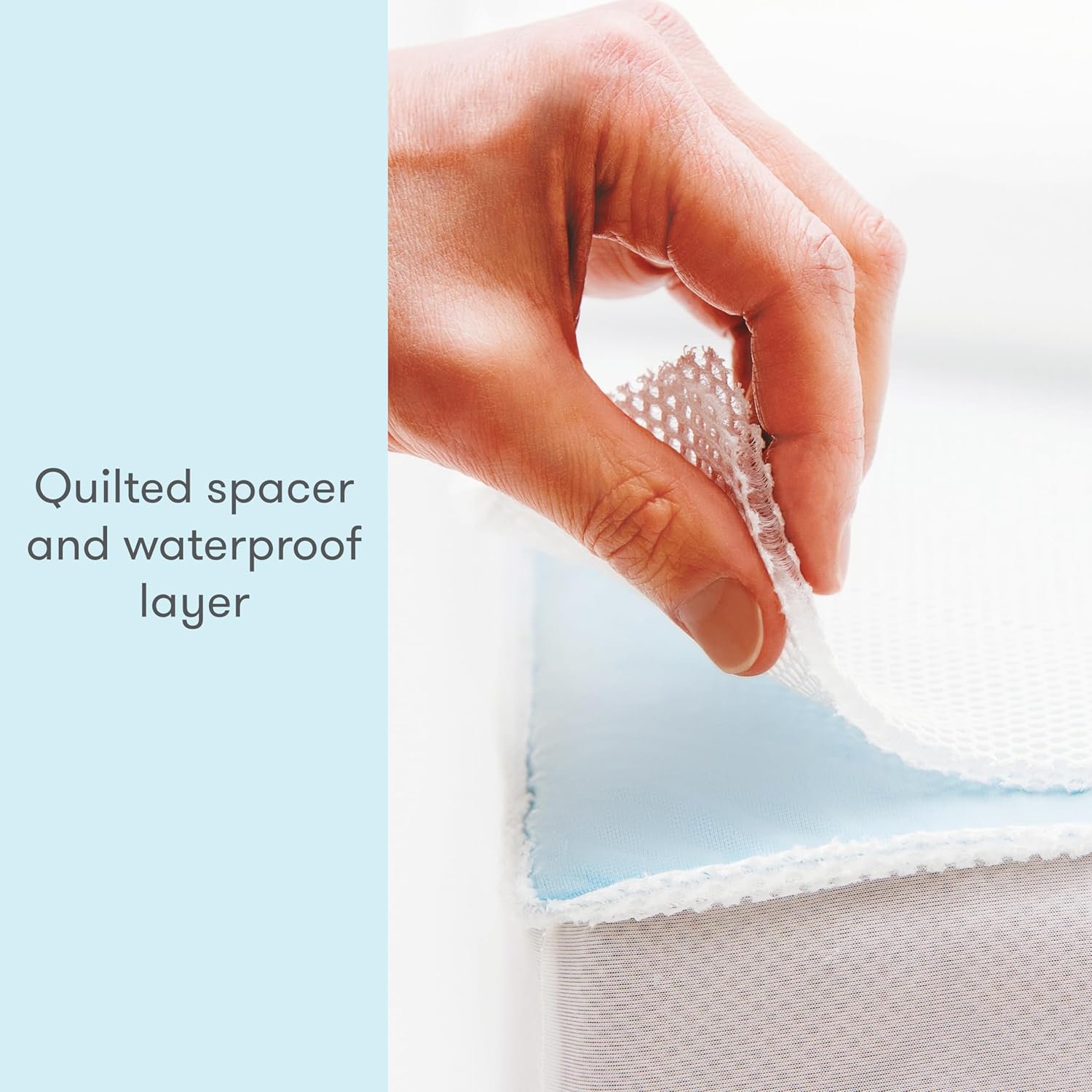 Newton Baby Waterproof Crib Mattress Pad - Ultra-Breathable Quilted Comfort | Secure Fit & Machine Washable | 2-Pack