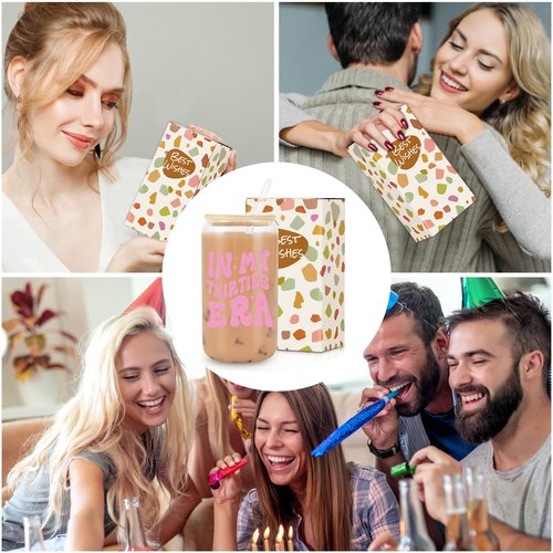 30th Birthday Gifts for Women,30th Birthday Gifts for Her Glass Cup In My THIRTIES Era Coffee Glass-30th Birthday Gift for Women 30 Year Old Gifts Idea For Mom, Friends, Co-Worker - 16 Oz (30th cup)
