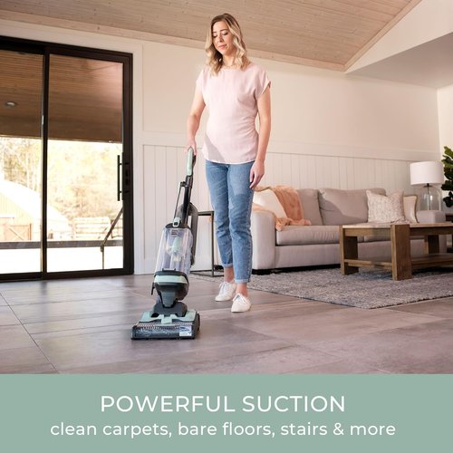 Kenmore DU1275 Bagless Upright Vacuum - Lightweight Carpet Cleaner with Hair Eliminator Brushroll & 4 Height Adjustments