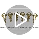 2055 Toilet Paper Dispenser Key Replacement - 6 Pack for Braley