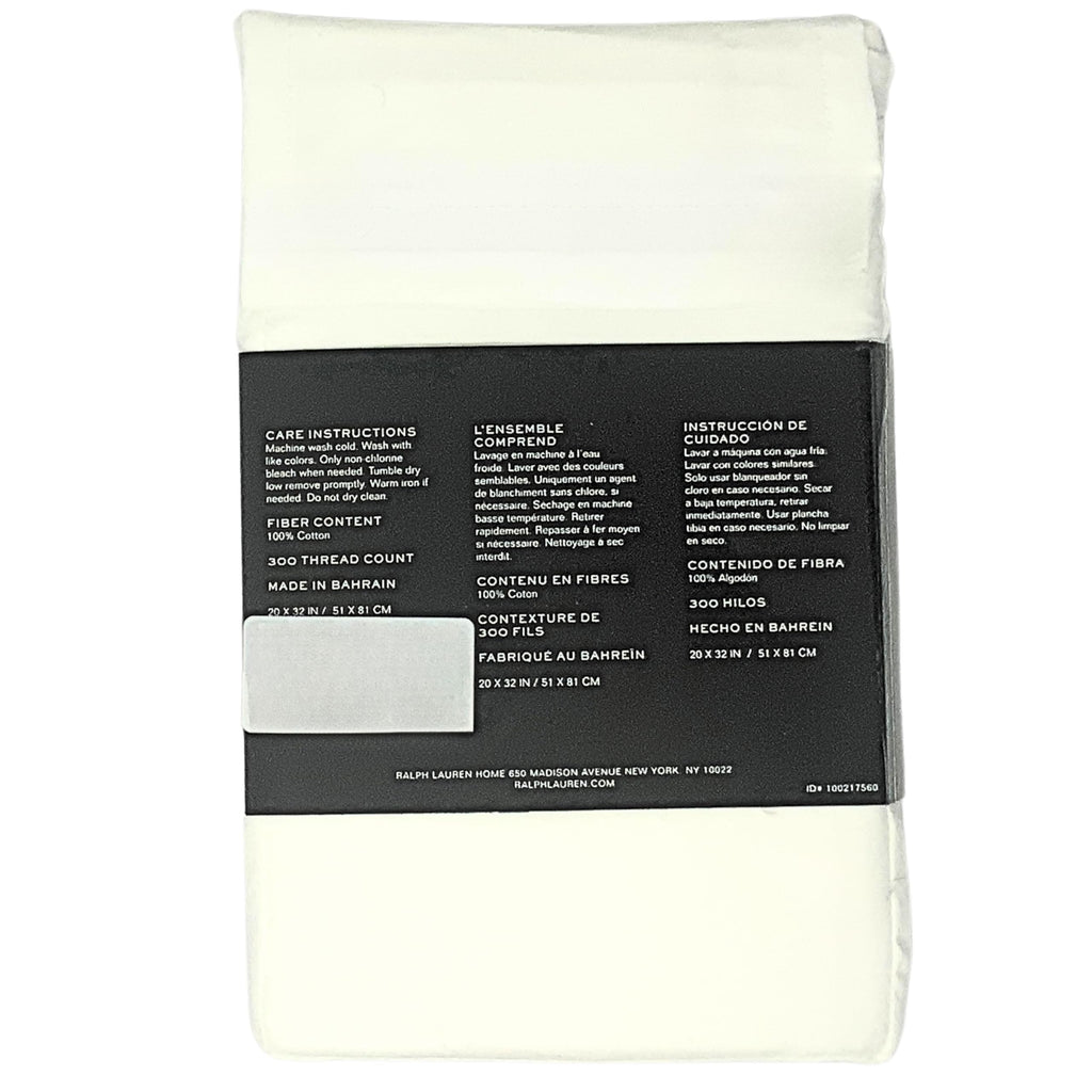 Ralph Lauren Two Standard Pillowcases