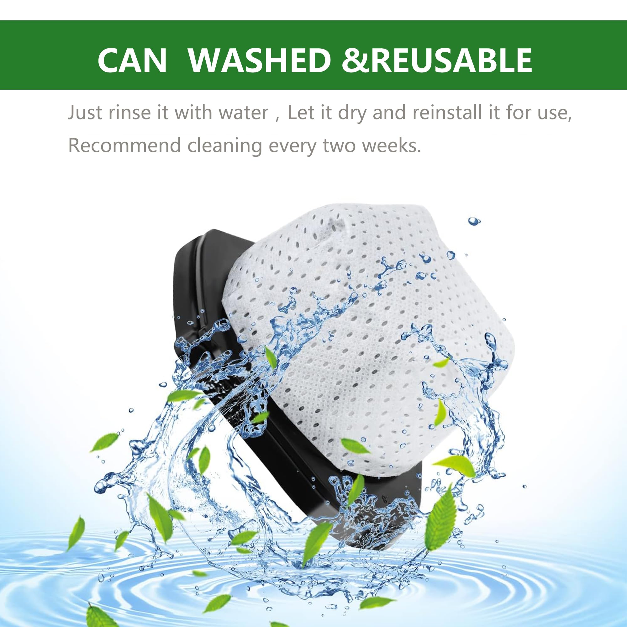EZ SPARES 4PCS Replacement For Shark XSB726N Washable Dust Cup Filter Hepa Models SV75 SV70 SV726 Hand Vacs SV736, SV738, SV748, SV760