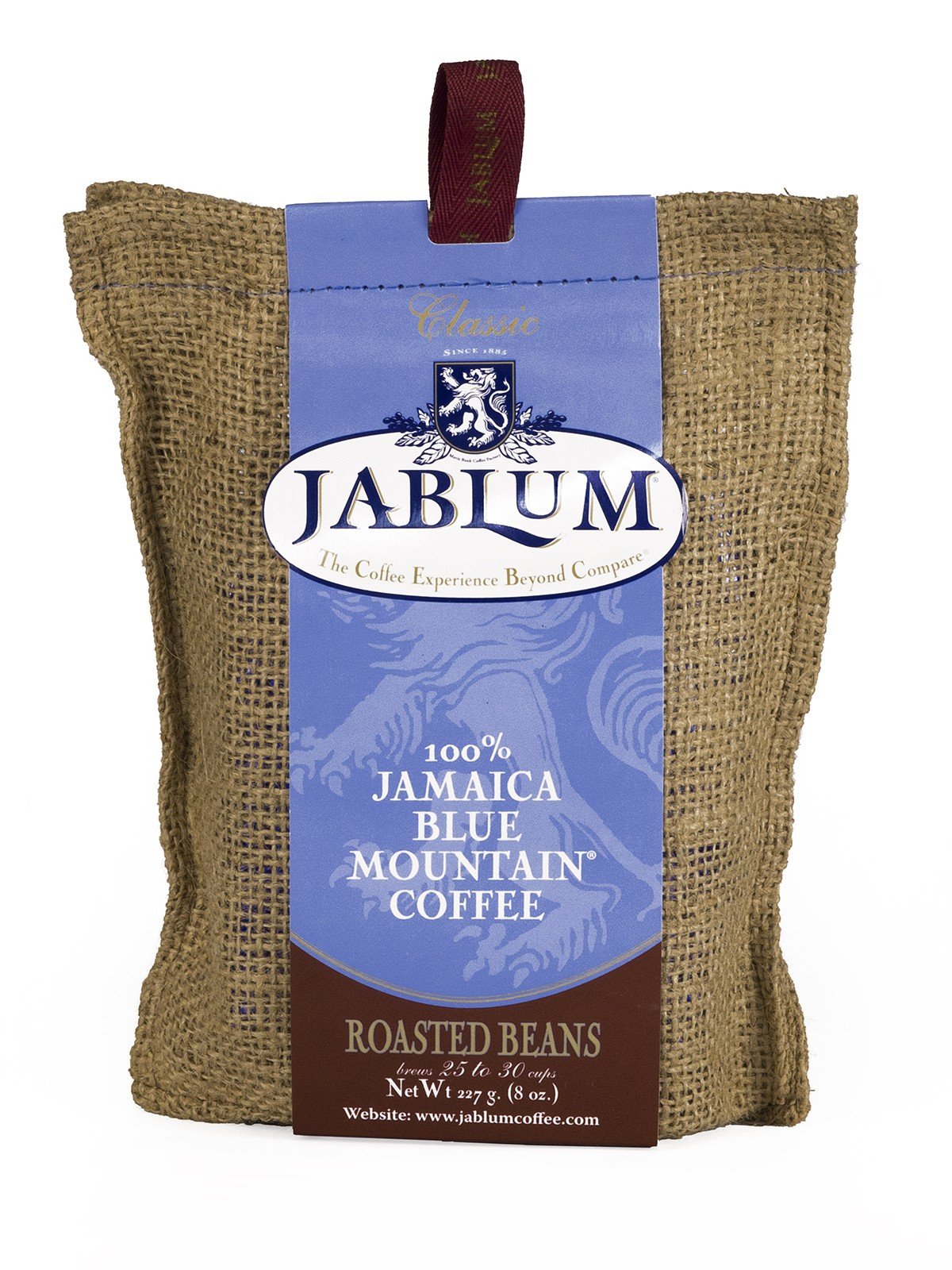 Jablum Jamaica Blue Mountain Roasted Whole Bean Coffee 8oz