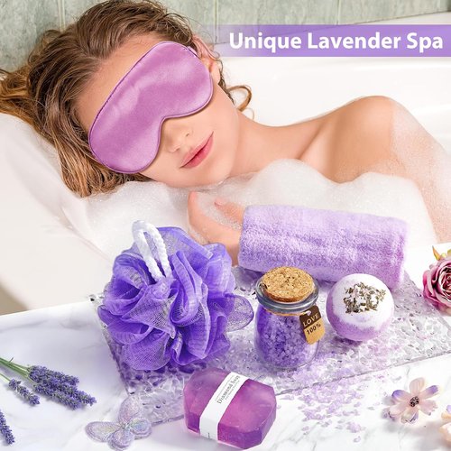 Advent Calendar | 12 Days of Unique Lavender Spa Gifts for Women - Perfect for Mom, Wife, Girlfriend, Sister