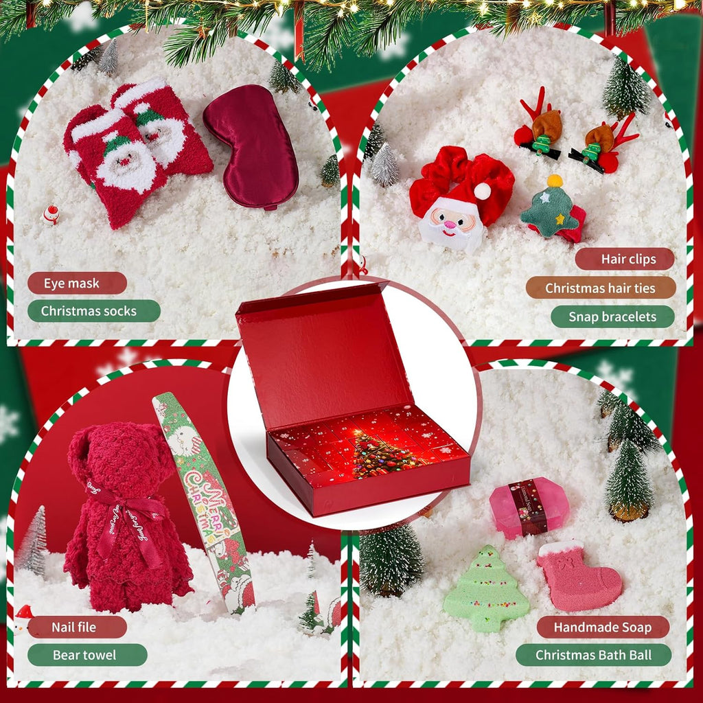 Beauty Advent Calendar 2025 - 24 Days of Makeup & Skincare Gifts for Women & Teen Girls