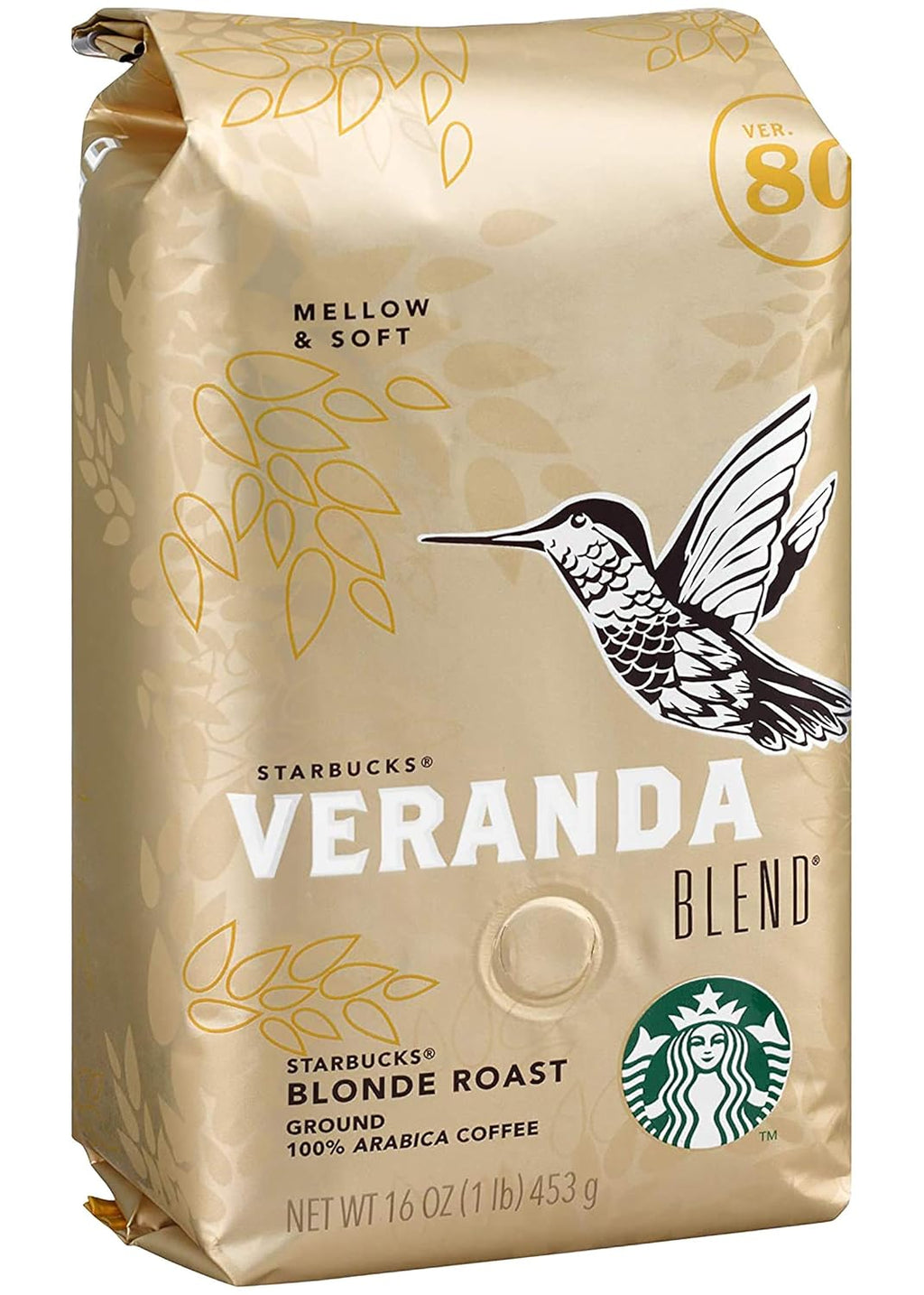 Starbucks Ground Coffee - Veranda Blend Blonde Roast | 16 Ounce Bags, 2-Pack (Total 32 Ounces)